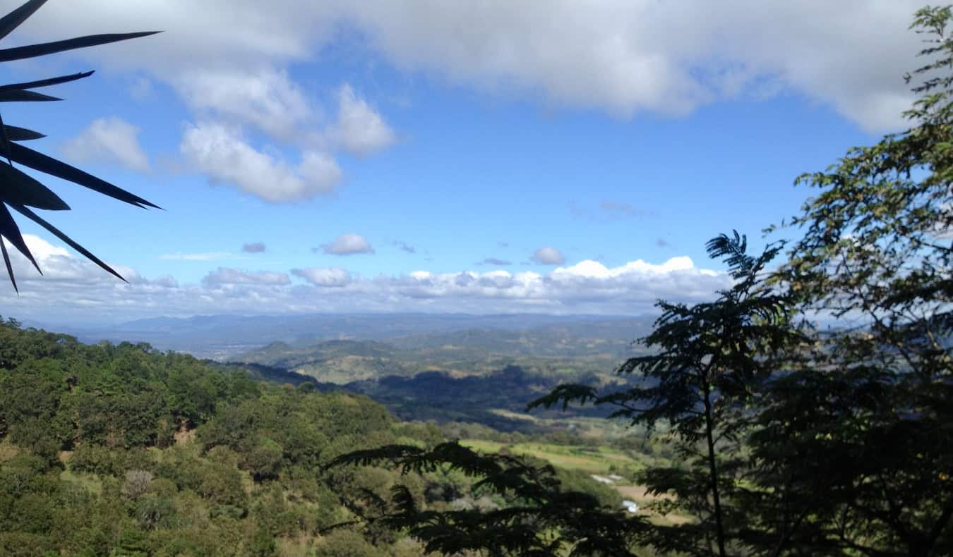 The lush, green landscape of sunny and beautiful Nicaragua